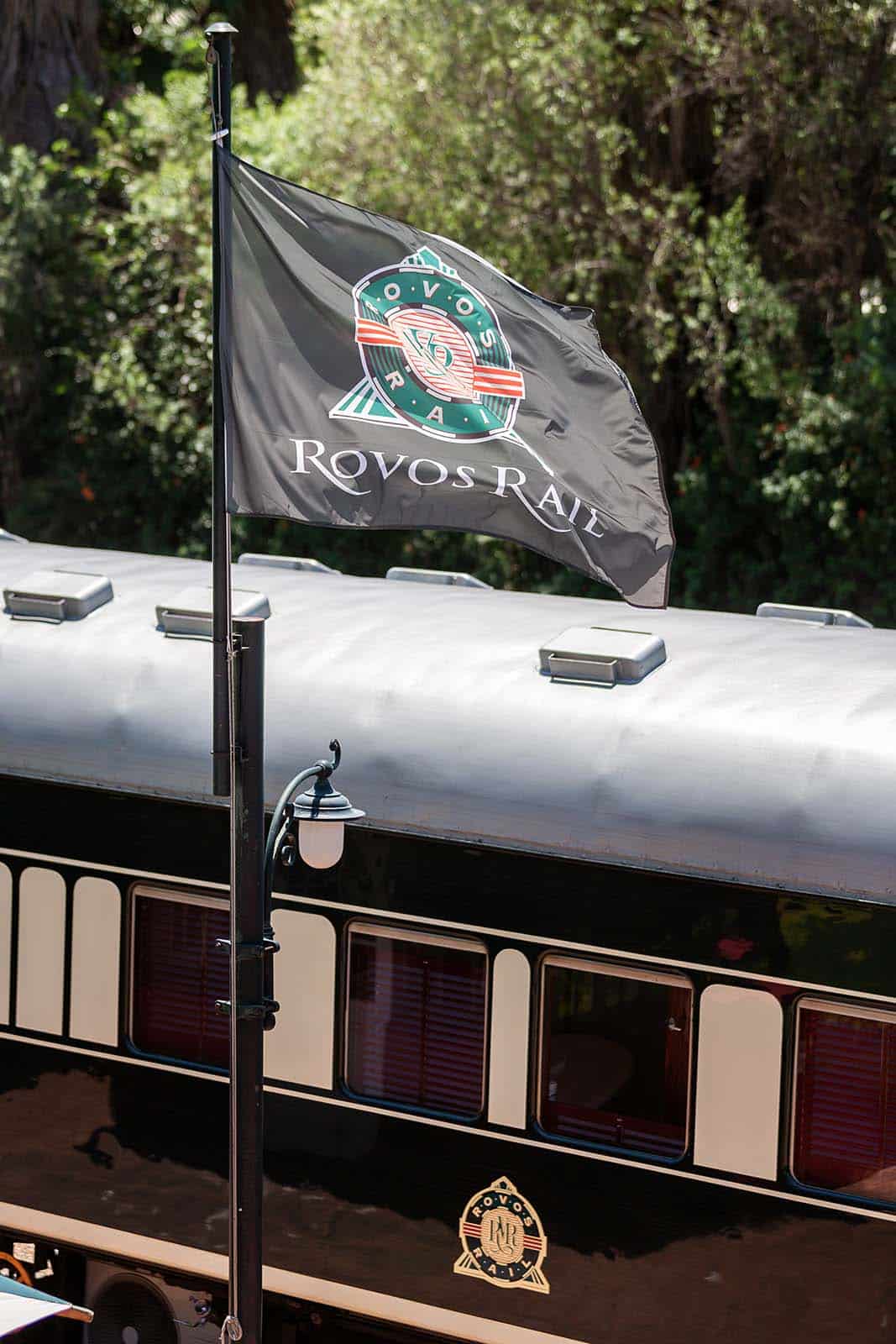 Train en gare Rovos Rail
