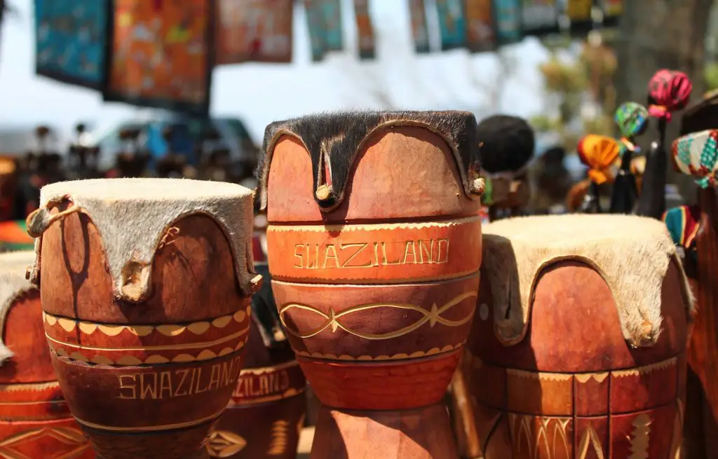 Voyage train Afrique Australe - Marché artisanal de Swaziland