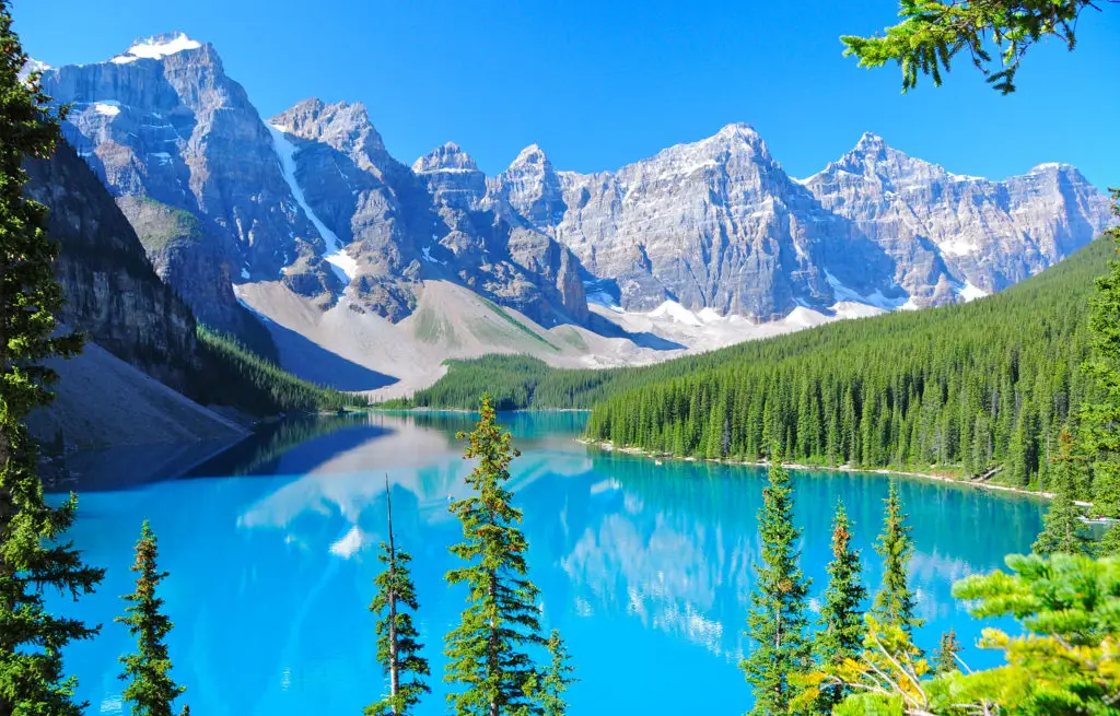 Voyage train Canada - Lac Morraine